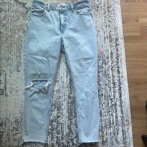 Curve love A&F skinny high rise